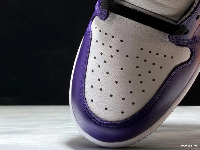 Air 1 Court White High Jordan Purple Retro 555088-500 0201